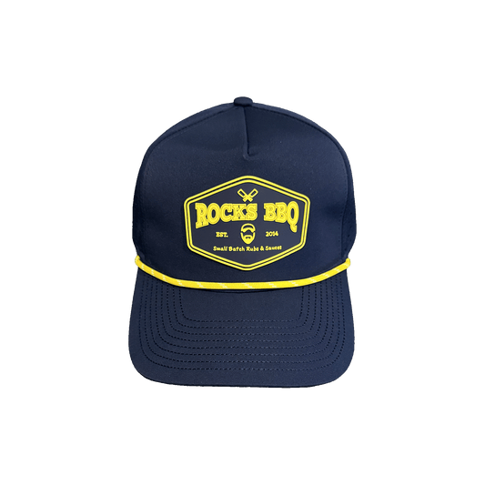 Rock’s BBQ Hey Boo Stacked HYDRO PVC Patch Hat – Shade Your Face, Not Your Flavor