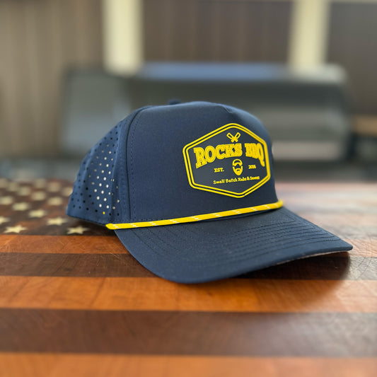 Rock’s BBQ Hey Boo Stacked HYDRO PVC Patch Hat – Shade Your Face, Not Your Flavor